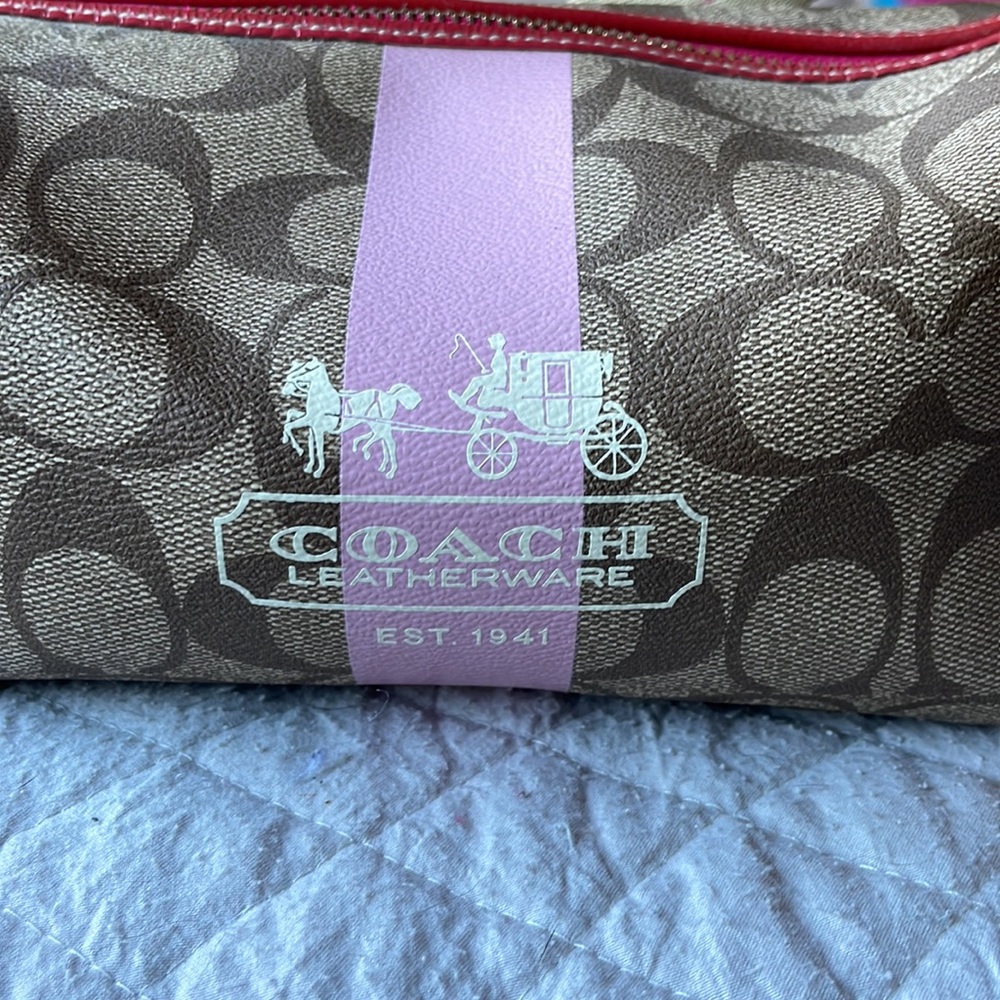 Coach Mini Signature Handbag - Picture 2 of 6